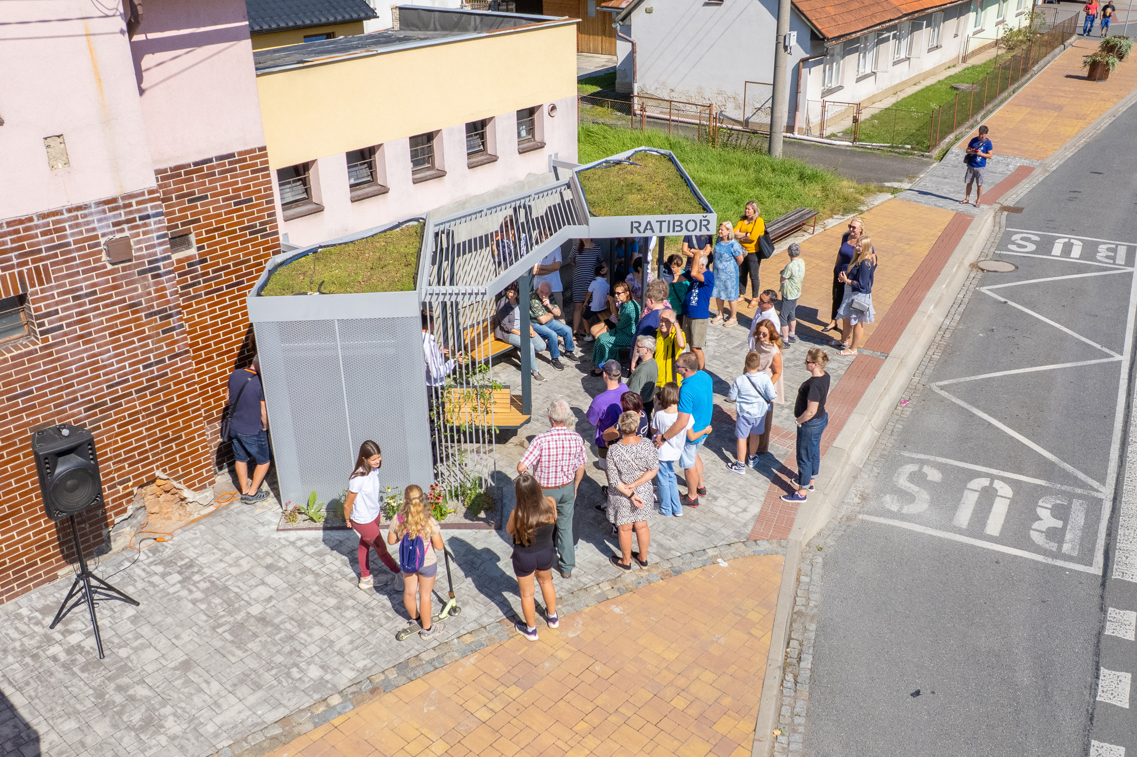 Bioklimatická autobusová zastávka