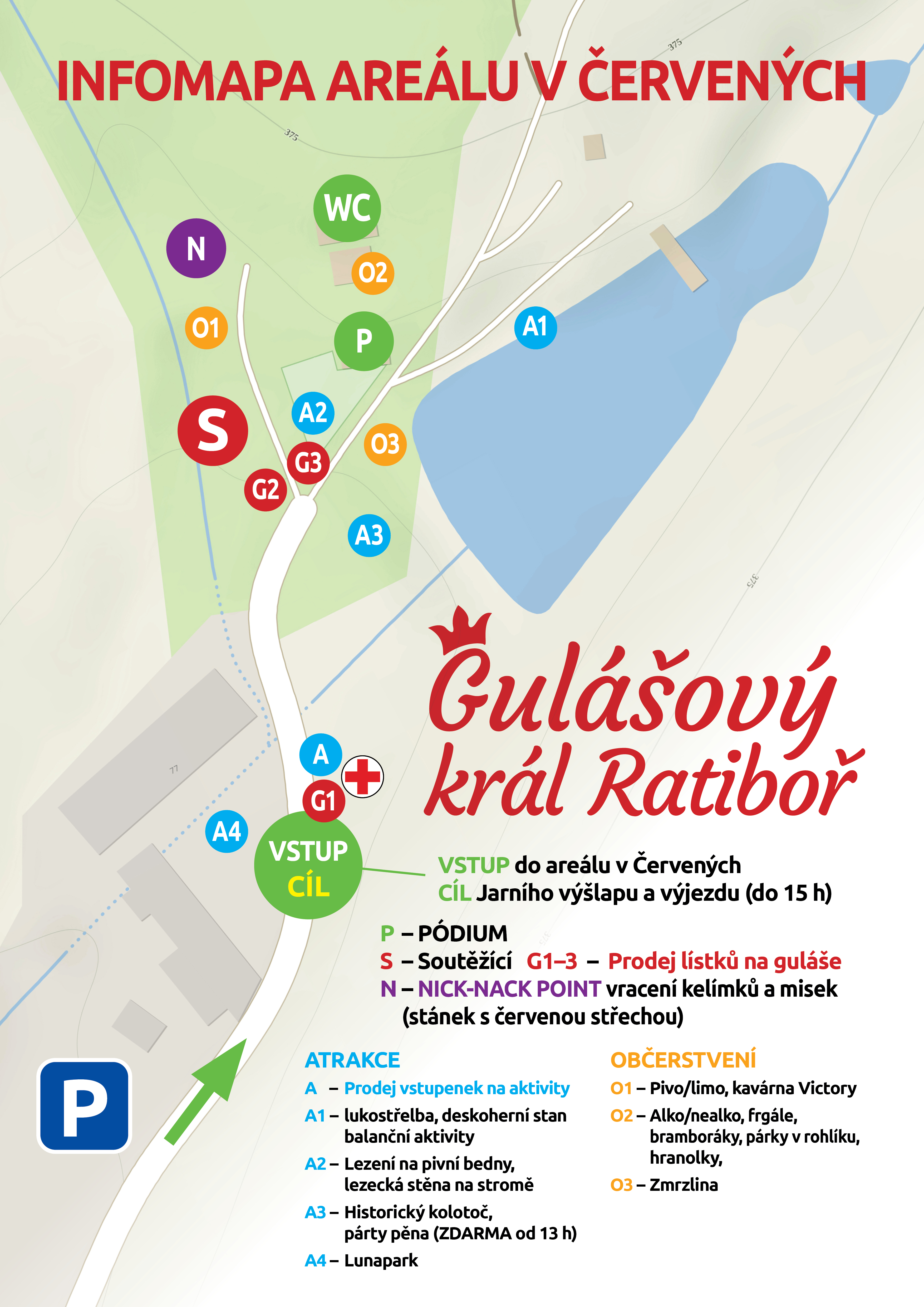 mapa areálu