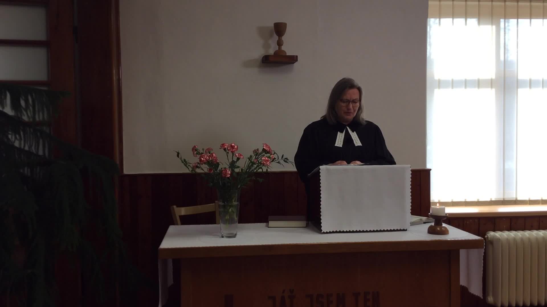 Nedělní bohoslužba ze dne 30. 1. 2021